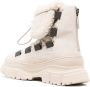 Brunello Cucinelli ankle fleece leather boots Neutrals - Thumbnail 3