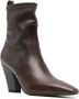 Brunello Cucinelli ankle leather boots Brown - Thumbnail 2