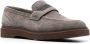 Brunello Cucinelli bead-detail suede loafers Grey - Thumbnail 2