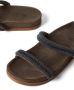 Brunello Cucinelli beaded suede sandals Brown - Thumbnail 4