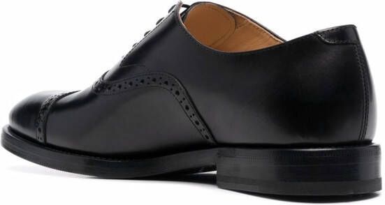 Brunello Cucinelli brogue lace-up leather shoes Black