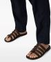 Brunello Cucinelli caged leather sandals Brown - Thumbnail 4