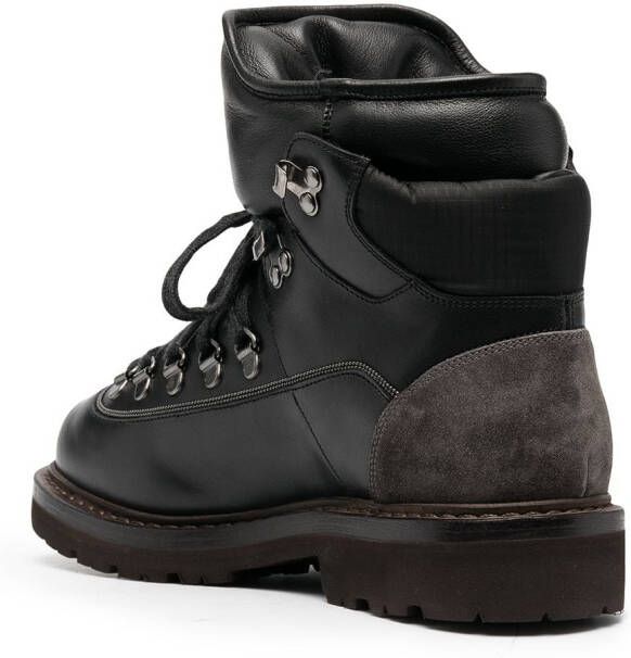 Brunello Cucinelli chunky hiking boots Black