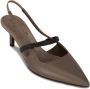 Brunello Cucinelli City slingback pumps Brown - Thumbnail 2