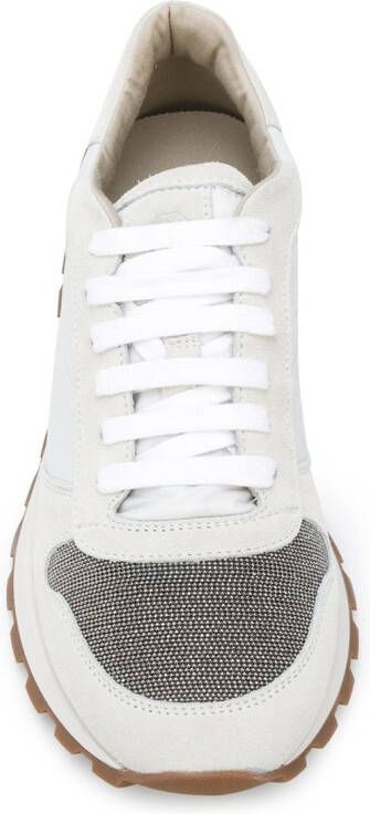 Brunello Cucinelli colour-block sneakers Neutrals