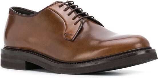 Brunello Cucinelli Cordovan derby shoes Brown