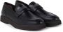 Brunello Cucinelli crystal-embellished leather loafers Black - Thumbnail 1