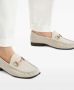 Brunello Cucinelli decorative-buckle leather shoes White - Thumbnail 5