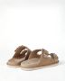 Brunello Cucinelli double-buckle suede sandals Neutrals - Thumbnail 3