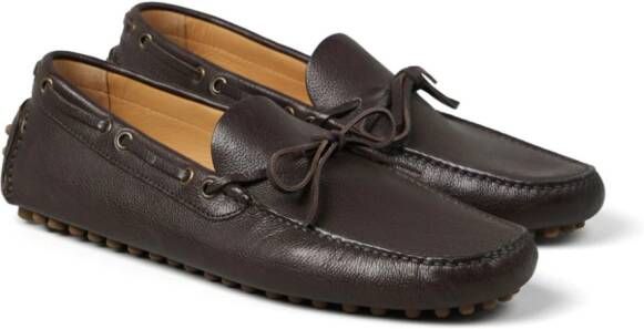 Brunello Cucinelli Driver leather loafers Brown