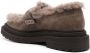 Brunello Cucinelli faux-shearling suede loafers Brown - Thumbnail 3