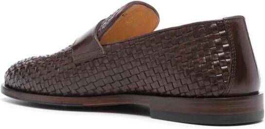 Brunello Cucinelli interwoven-design loafers Brown