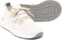 Brunello Cucinelli Kids knitted lace-up sneakers Neutrals - Thumbnail 2