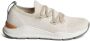 Brunello Cucinelli Kids knitted stretch-cotton sneakers Neutrals - Thumbnail 2