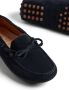 Brunello Cucinelli Kids leather bow loafers Blue - Thumbnail 4