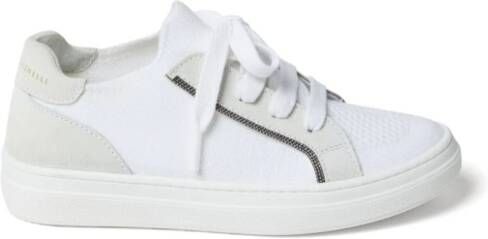 Brunello Cucinelli Kids low lace-up sneakers White
