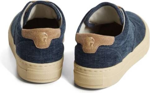 Brunello Cucinelli Kids low-top canvas sneakers Blue