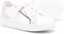 Brunello Cucinelli Kids Monili panelled suede-trim sneakers White - Thumbnail 2
