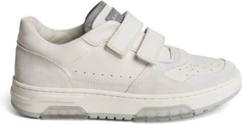 Brunello Cucinelli Kids touch-strap leather sneakers White