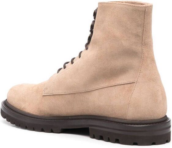 Brunello Cucinelli lace-up ankle boots Neutrals