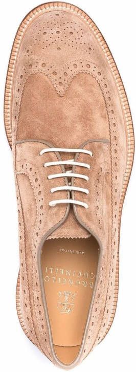 Brunello Cucinelli lace-up brogues Neutrals