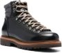 Brunello Cucinelli lace-up leather hiking boots Black - Thumbnail 2