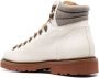 Brunello Cucinelli lace-up leather hiking boots White - Thumbnail 3