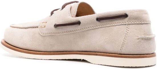 Brunello Cucinelli lace-up loafer Neutrals
