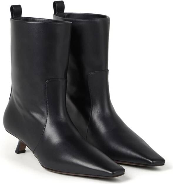 Brunello Cucinelli leather ankle boots Black