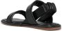 Brunello Cucinelli leather square-toe sandals Black - Thumbnail 3