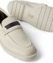 Brunello Cucinelli leather suede loafers White - Thumbnail 4