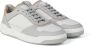Brunello Cucinelli logo-patch leather sneakers White - Thumbnail 2