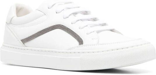 Brunello Cucinelli low-top lace-up sneakers White