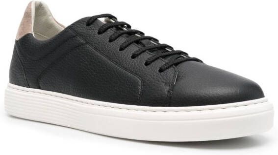 Brunello Cucinelli low-top leather sneakers Black