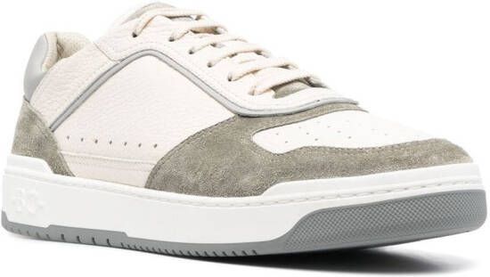 Brunello Cucinelli low-top panelled sneakers Neutrals