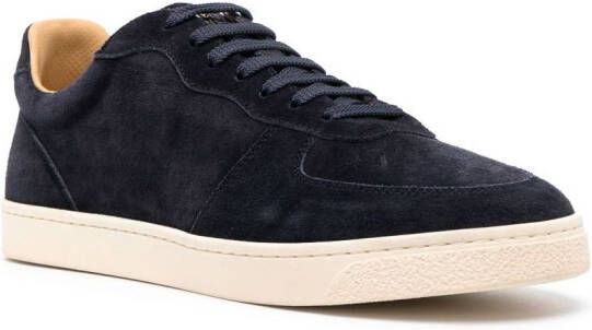 Brunello Cucinelli low-top suede sneakers Blue