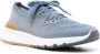 Brunello Cucinelli mesh-panel lace-up sneakers Blue - Thumbnail 2