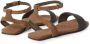 Brunello Cucinelli Monili-detail leather sandals Brown - Thumbnail 3