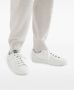 Brunello Cucinelli Monili-embellished leather sneakers White - Thumbnail 5
