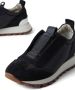 Brunello Cucinelli monili-embellished slip-on sneakers Black - Thumbnail 4