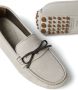 Brunello Cucinelli Monili-embellished suede loafers Grey - Thumbnail 4