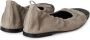 Brunello Cucinelli Monili-toe leather ballerina shoes Brown - Thumbnail 3