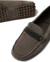 Brunello Cucinelli Monili-trim leather loafers Grey - Thumbnail 4
