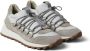 Brunello Cucinelli panelled leather sneakers Grey - Thumbnail 2