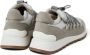 Brunello Cucinelli panelled leather sneakers Grey - Thumbnail 3