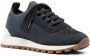 Brunello Cucinelli panelled low-top sneakers Blue - Thumbnail 2