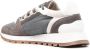Brunello Cucinelli panelled low-top sneakers Grey - Thumbnail 3