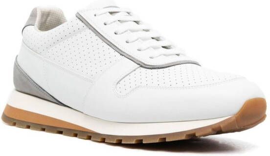 Brunello Cucinelli panelled low-top sneakers White