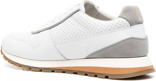 Brunello Cucinelli panelled low-top sneakers White