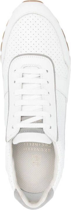 Brunello Cucinelli panelled low-top sneakers White